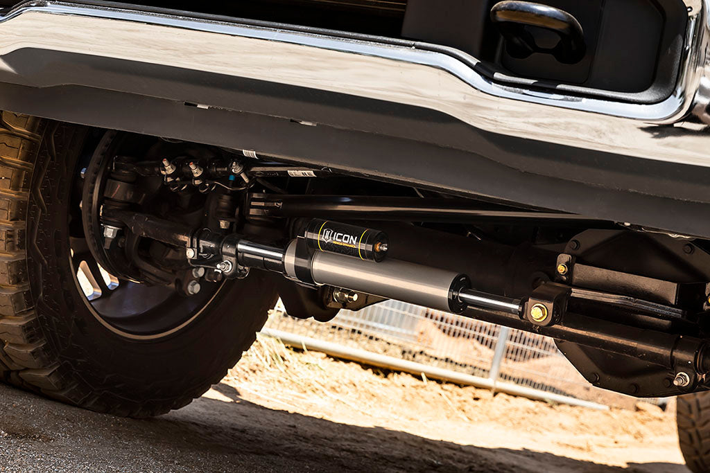 2023-2025 F-250/F-350 Ford Super Duty 4WD 2.5 Centerline Steering Stabilizer Kit Piggyback Reservoir Icon Vehicle Dynamics Icon Vehicle Dynamics