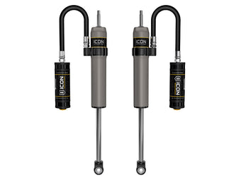 compare product 2005-2025 Ford Super Duty 4WD 0-2.5 Inch Lift Front V.S. 2.5 Aluminum Series Shock Absorbers Remote Reservoir Pair Icon Vehicle Dynamics