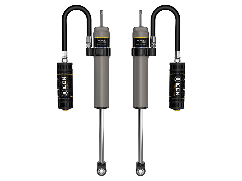 2023-2025 Ford F-250/F-350 Super Duty 4WD 4.5 Inch Lift Front V.S. 2.5 Aluminum Series Shocks Remote Reservoir Pair Icon Vehicle Dynamics Icon Vehicle Dynamics