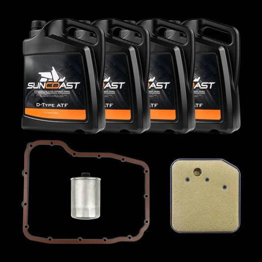 68RFE SERVICE KIT DEEP PAN ZERO CAVITATION (PAN GASKET, FILTERS & 4 GALLONS OF FLUID)