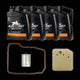 68RFE SERVICE KIT DEEP PAN ZERO CAVITATION (PAN GASKET, FILTERS & 4 GALLONS OF FLUID)