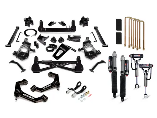 7-Inch Premier Lift Kit with Elka 2.5 Reservoir Shocks For 2020-2024 Silverado/Sierra 2500/3500 2WD/4WD Cognito Cognito Motorsports