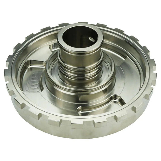 7075 Billet Aluminum Center Support, Bare - Dual Direct Feed, Hard Anodized