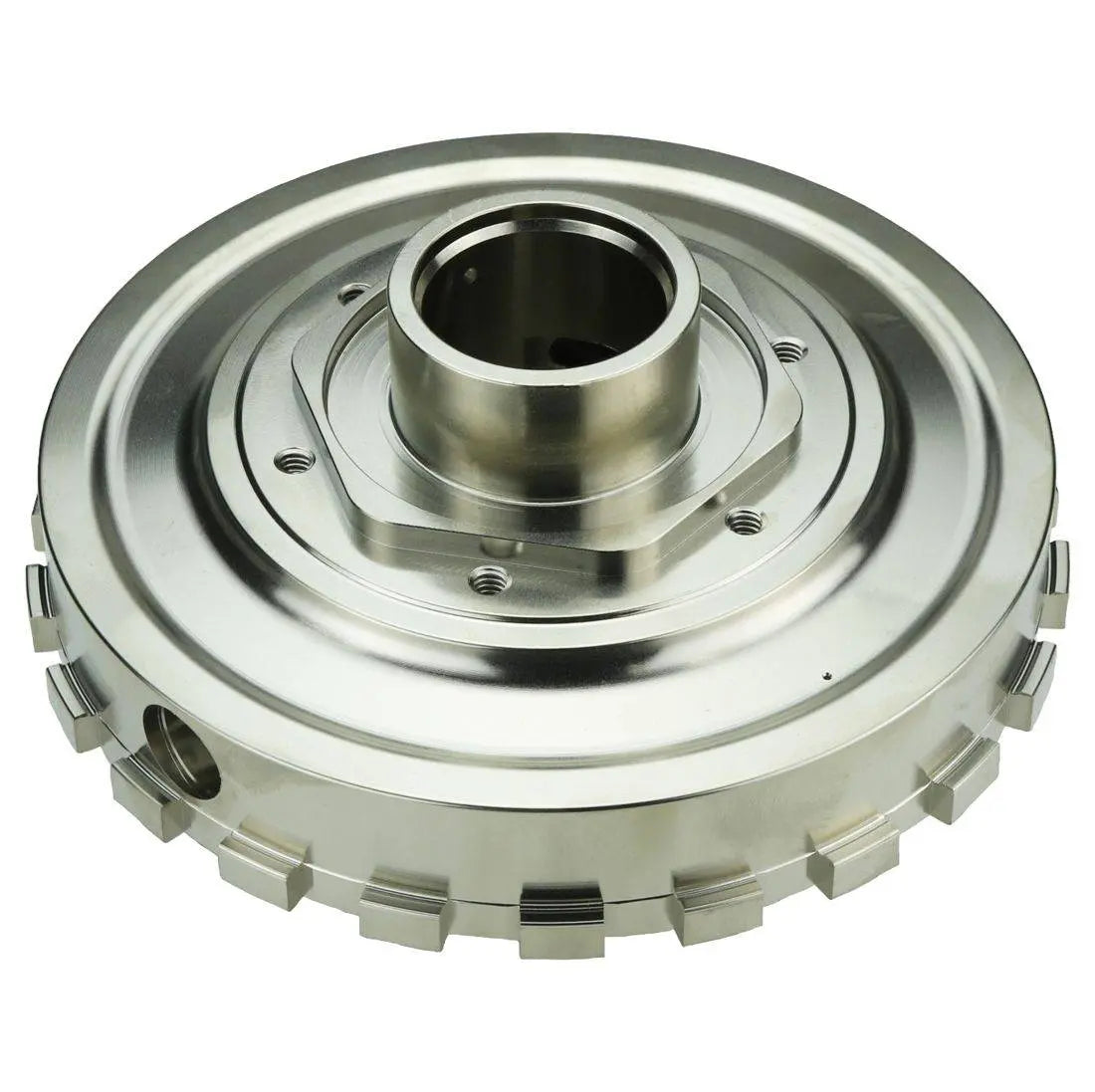 7075 Billet Aluminum Center Support, Bare - Dual Direct Feed, Hard Anodized