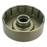 7075 Billet Aluminum Direct Drum, 1.125" Main Shaft - Bare
