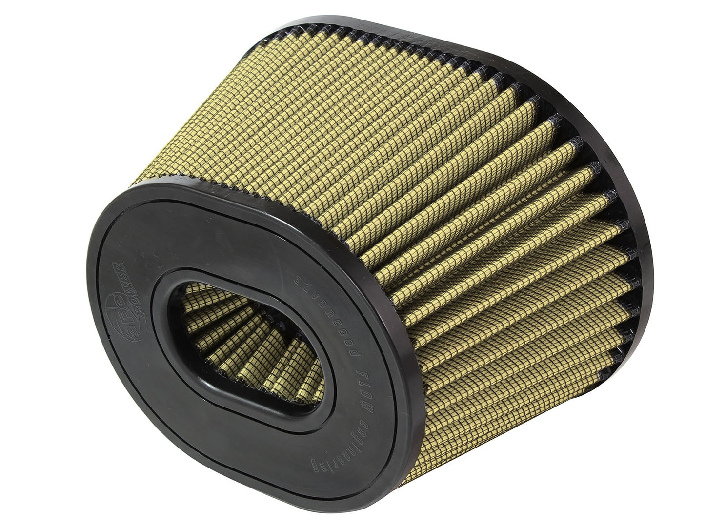 Magnum Force Intake Replacement Air Filter w/ Pro Guard 7 Media 3-1/4 Inch F x (9x6-1/2) Inch B x (6-3/4x5-1/2) Inch T x 5-3/8 Inch H aFe Power