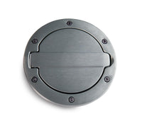 Brushed Aluminum Fuel Door For 2007-2018 Jeep Wrangler JK/JK Unlimited 2-Door/4-Door AMP Research AMP Research