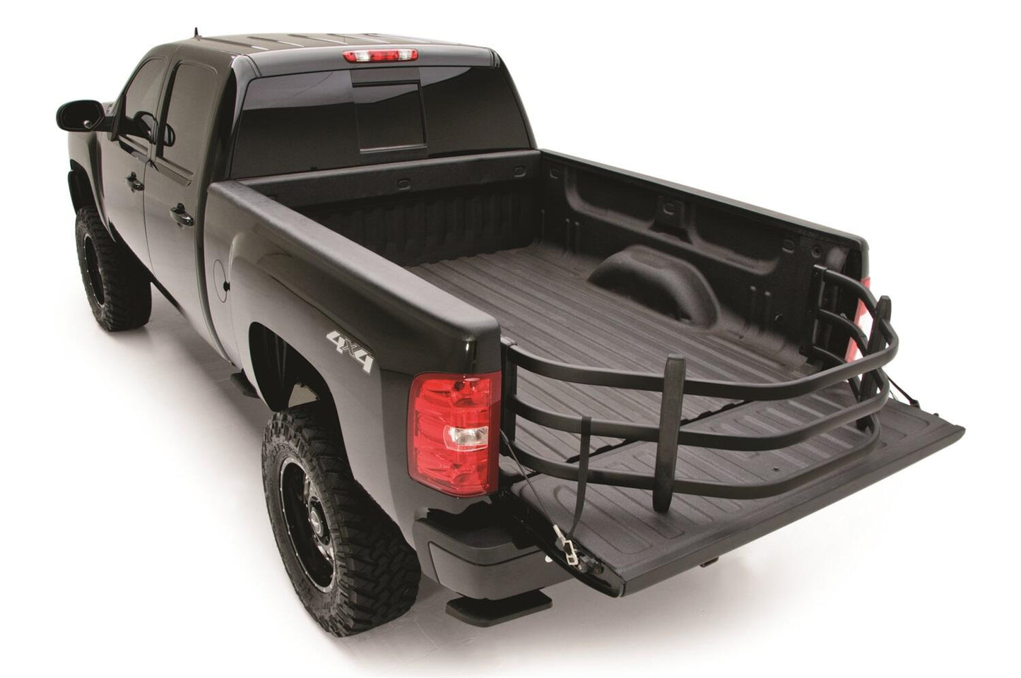 BedXtender HD Tailgate Bed Extender Sport Truck Bed Extender For 2007-2018 Silverado/Sierra 1500 (Incl 2019 Silverado LD/Sierra Limited) 2007-2019 Silverado/Sierra 2500/3500 Standard Bed AMP Research AMP Research