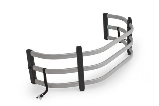 Silver BedXtender HD Tailgate Bed Extender Sport Truck Bed Extender For 2019-2026 Silverado/Sierra 1500 2022 Silverado LTD/Sierra Limited 20-26 Silverado/Sierra 2500/3500 Excl models with Multipro Tailgate AMP Research AMP Research