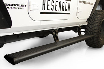 compare product PowerStep Electric Running Boards For 2007-2017 Jeep Wrangler JK Unlimited 4-Door AMP Research