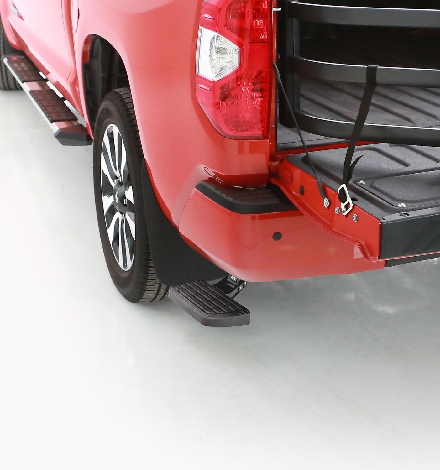 BedStep Flip Down Bumper Step For 2016-2019 Toyota Tundra with Resin Bumper AMP Research AMP Research