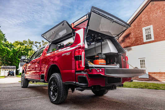 Bedstep Retractable Bumper Step For 23-26 Ford F-250/350 AMP Research