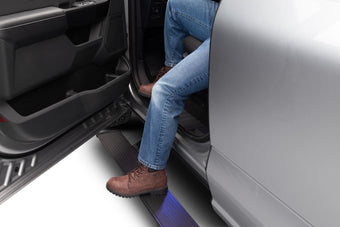 compare product PowerStep Electric Running Boards Plug N Play System For 2013-2015 Ram 1500/2500/3500 All Cabs AMP Research