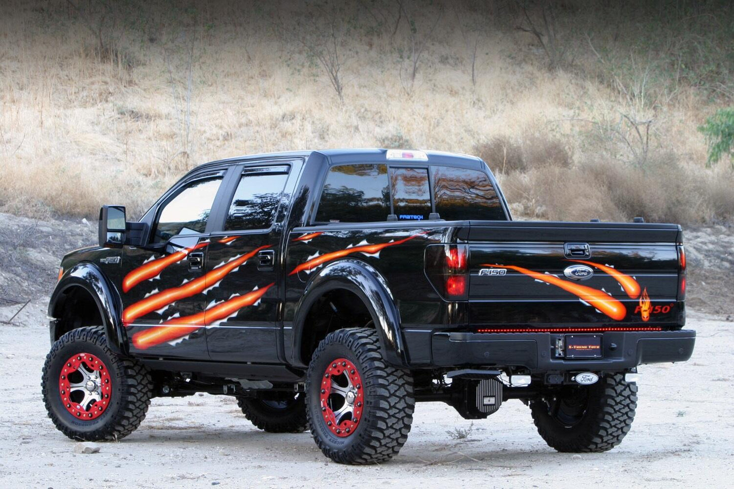 PowerStep Electric Running Boards Plug N Play System For 2009-2014 Ford F-150 All Cabs AMP Research AMP Research