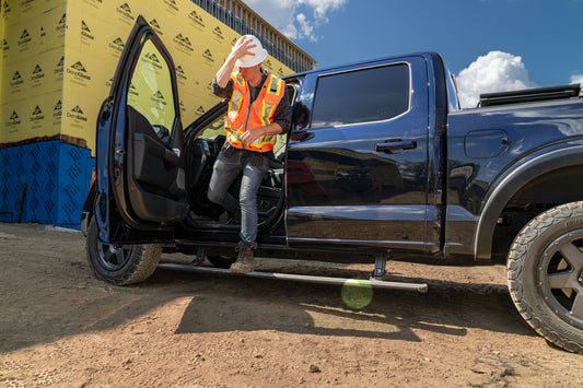 Power Steps For 21-26 Ford F-150 Excludes Powerboost AMP Research AMP Research