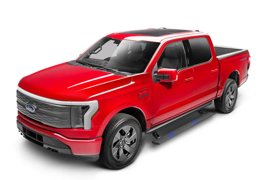 PowerStep XL Electric Running Boards For 21-26 Ford F-150 CrewCab Excludes Powerboost 22-26 Lightning AMP Research AMP Research