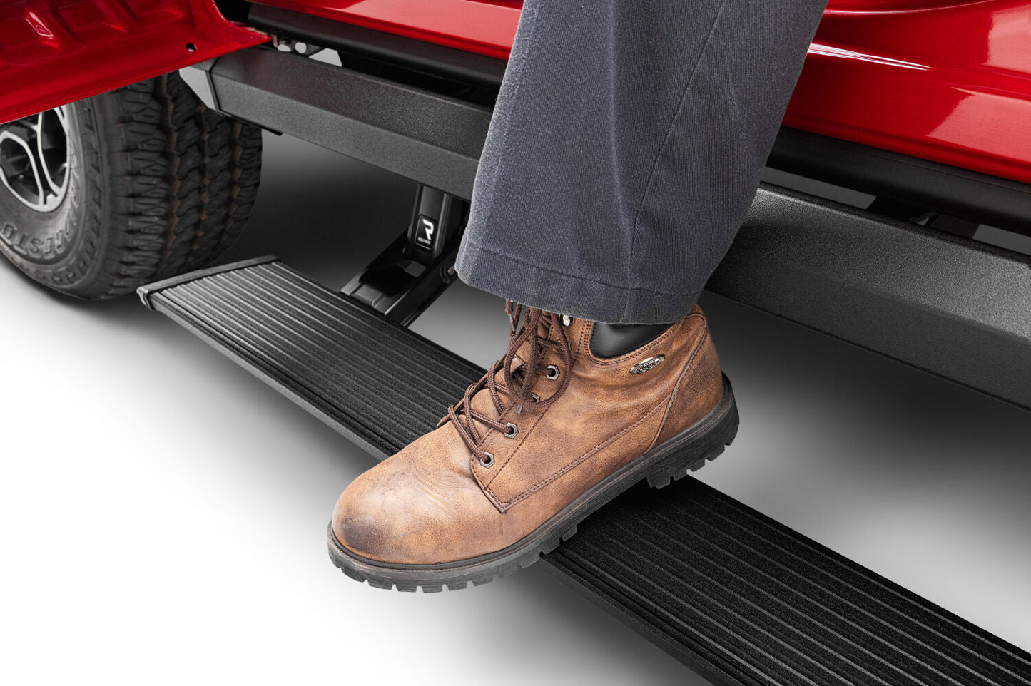 PowerStep XL Electric Running Boards For 21-25 FordF-150 CrewCab Excludes Powerboost 22-25 Lightning AMP Research AMP Research