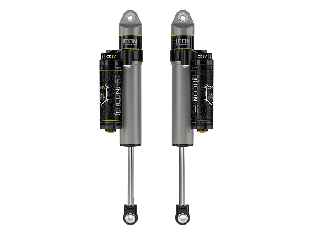 2023-2024 Canyon/Colorado 0-1 Inch Lift Rear 2.5 Vs Piggyback Reservoir W/ CDEV Shocks Pair Icon Vehicle Dynamics Icon Vehicle Dynamics
