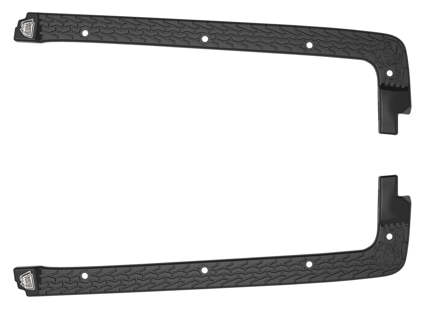 Terra Guard Tub Rail Covers Jeep Wrangler (Jl) 18-26 (4-Door Models w/ 3-Piece Hard-Top Only) aFe Power