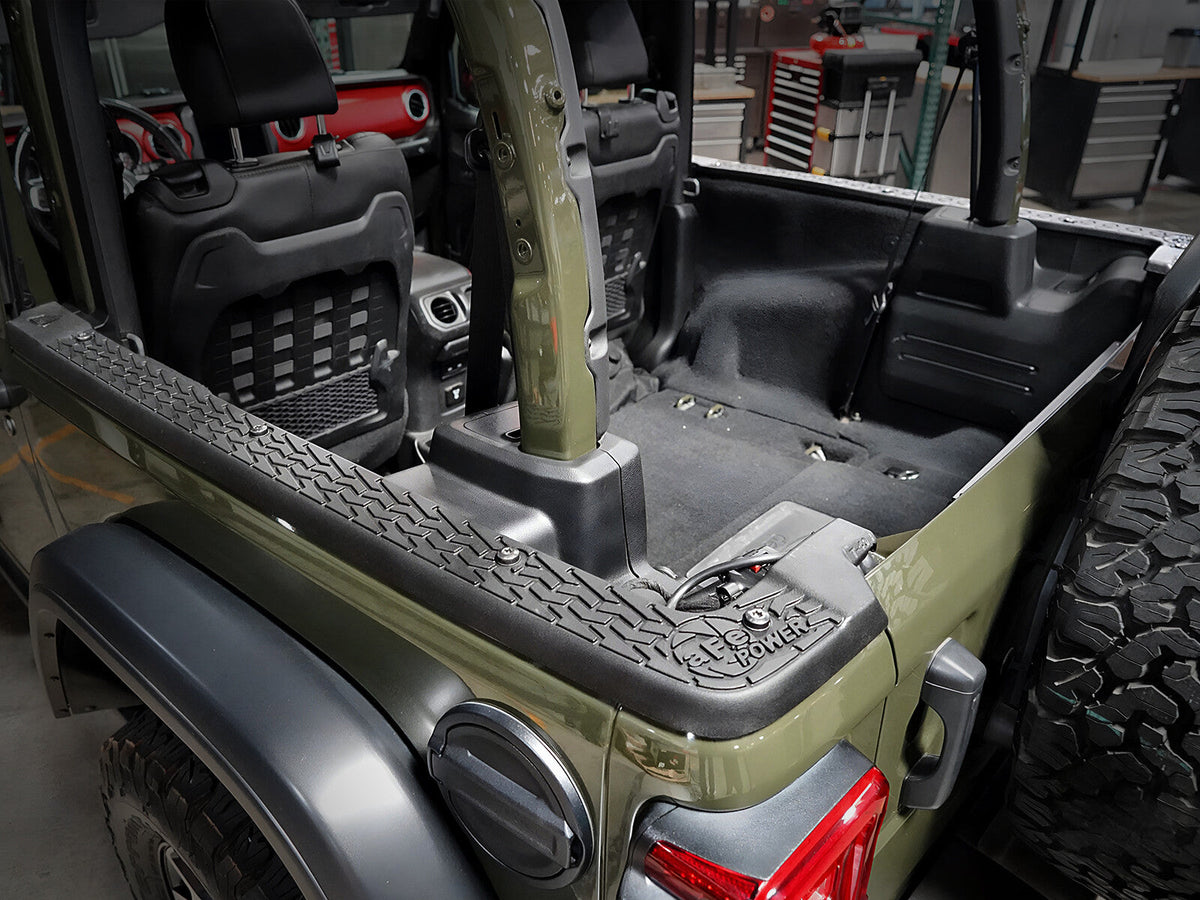 Terra Guard Tub Rail Covers Jeep Wrangler (Jl) 18-26 (2-Door Models w/ 3-Piece Hard-Top Only) aFe Power aFe Power