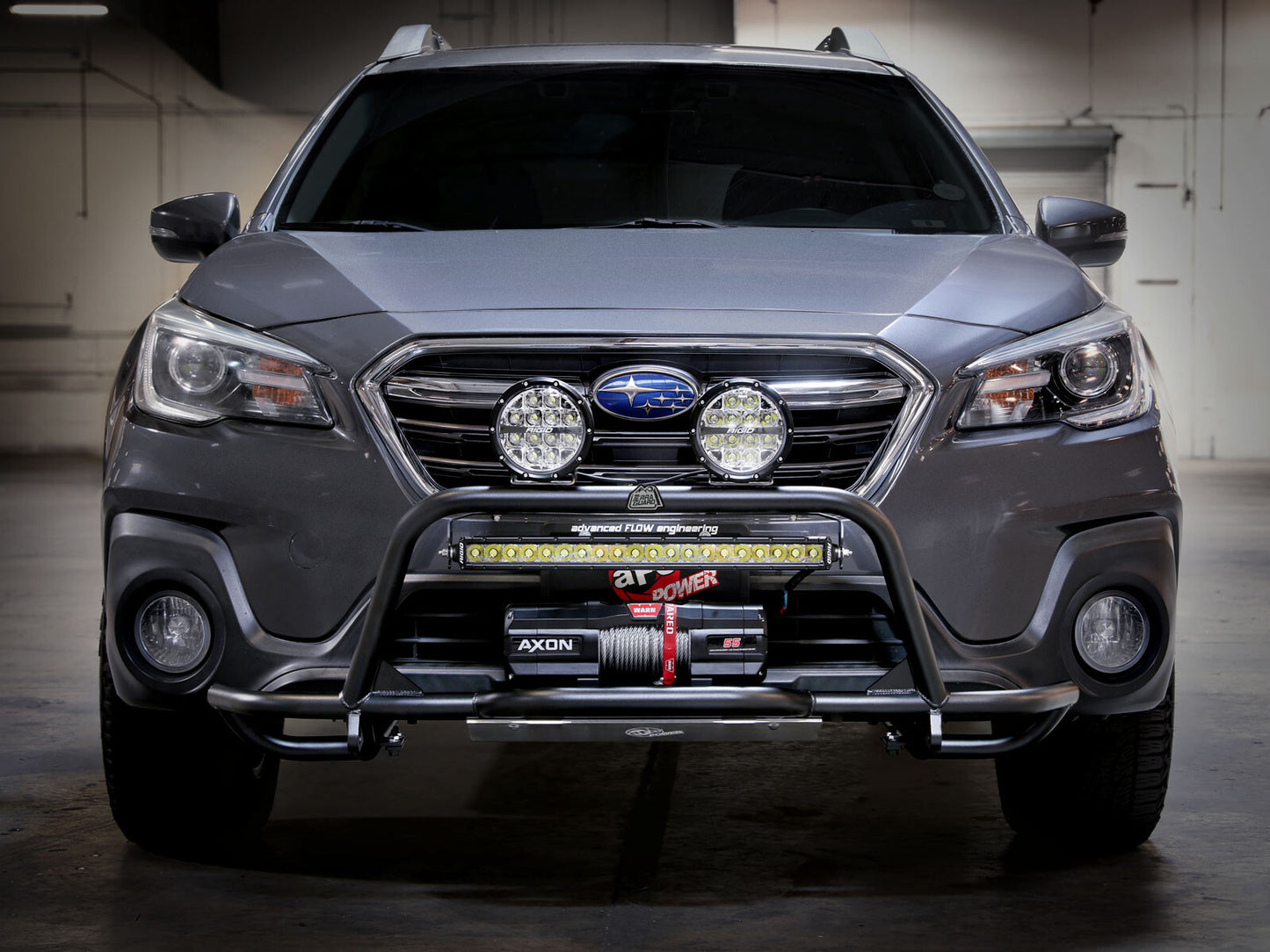 Terra Guard Bumper w/ Winch Mount Subaru Outback 15-19 H4/H6 aFe Power
