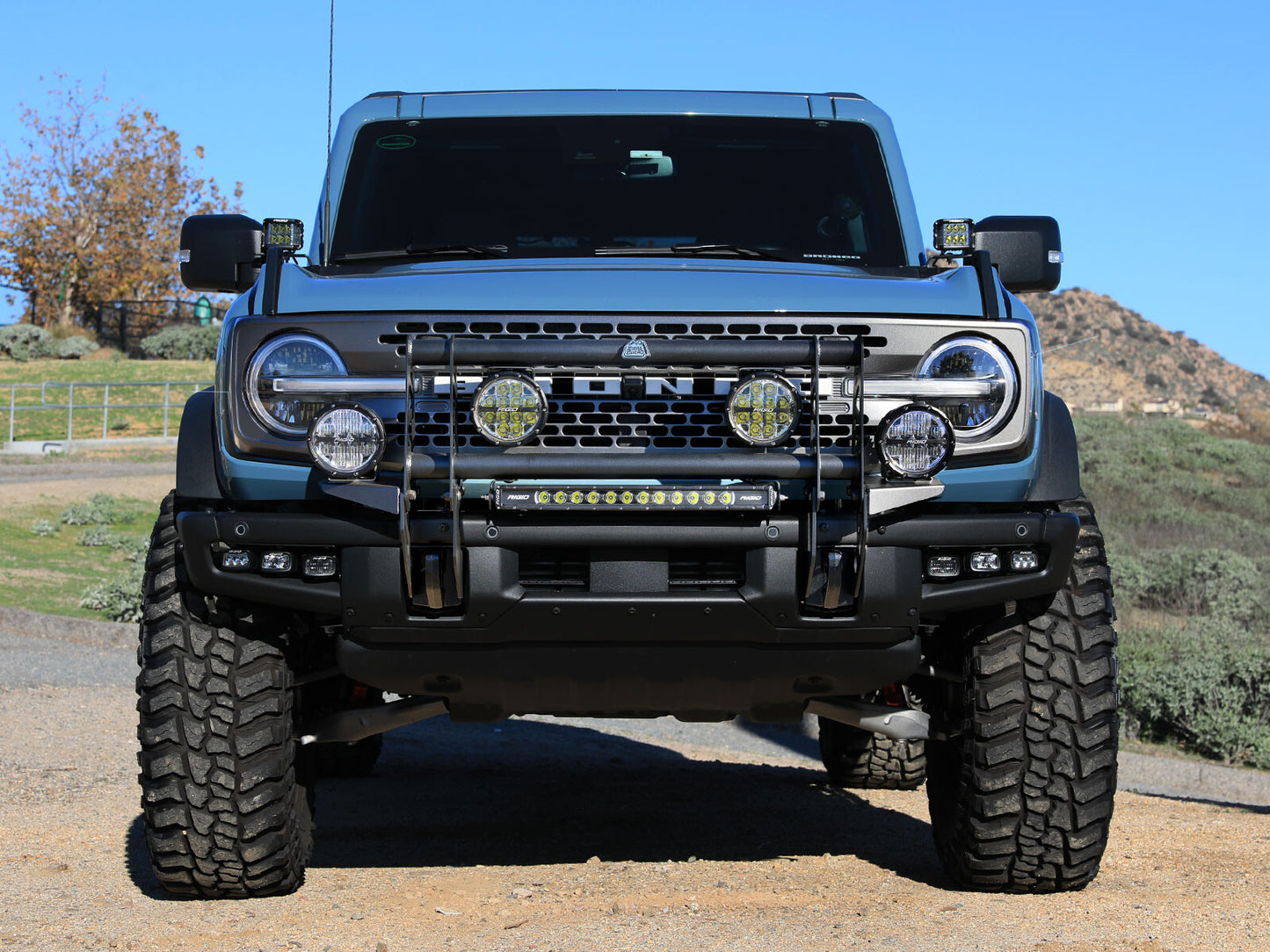 Terra Guard Bull Bar w/ Lights Ford Bronco 21-26 aFe Power