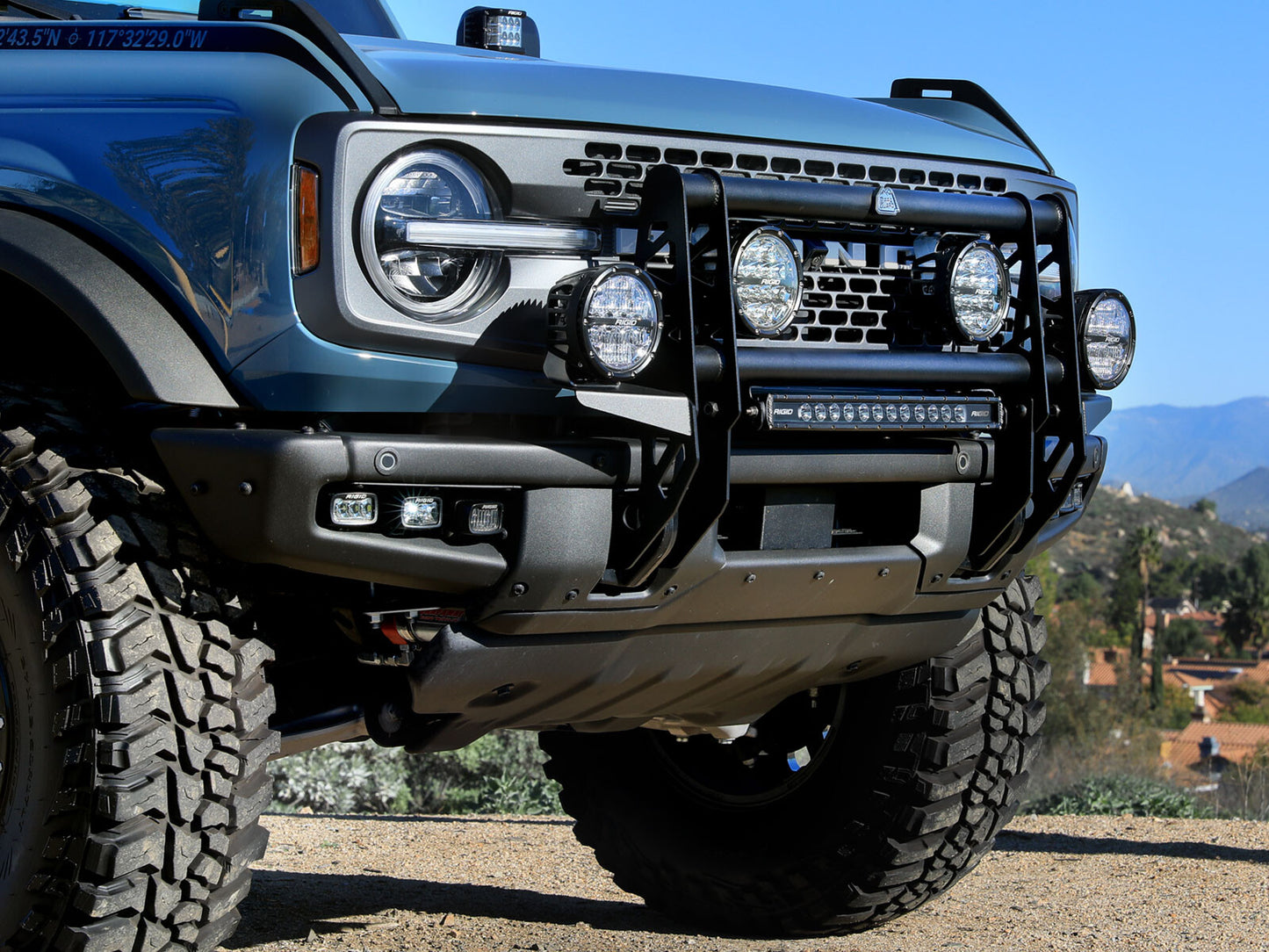 Terra Guard Bull Bar w/ Lights Ford Bronco 21-26 aFe Power