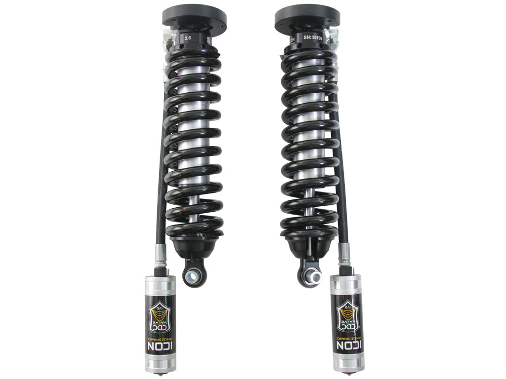 2016-2023 Nissan Titan XD 2.5 Vs Remote Reservoir/CDCV Coilover Kit Front Icon Vehicle Dynamics Icon Vehicle Dynamics