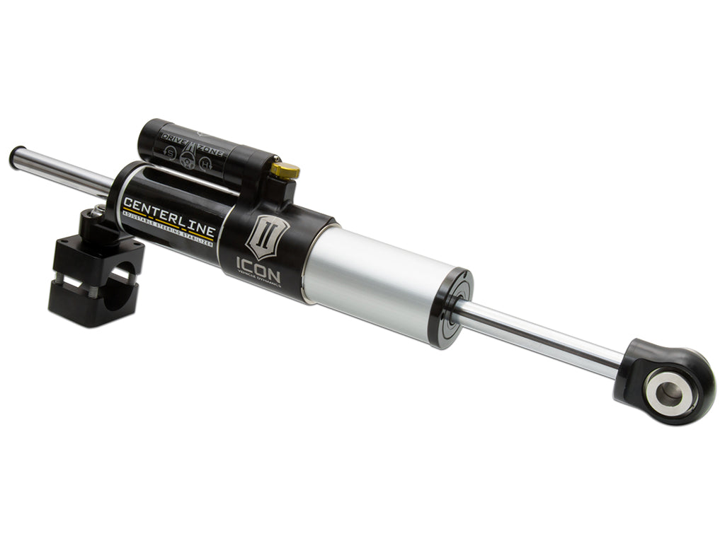 1997-2023 Nissan Patrol Y61 Centerline Steering Stabilizer Piggyback Reservoir Adjustable Icon Vehicle Dynamics Icon Vehicle Dynamics