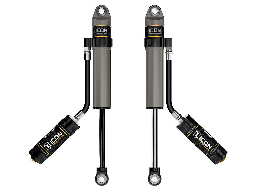 1997-2023 Nissan Patrol Y61 2 Inch Lift Rear V.S. 2.5 Aluminum Series Shock Absorbers Remote Reservoir Pair Icon Vehicle Dynamics Icon Vehicle Dynamics