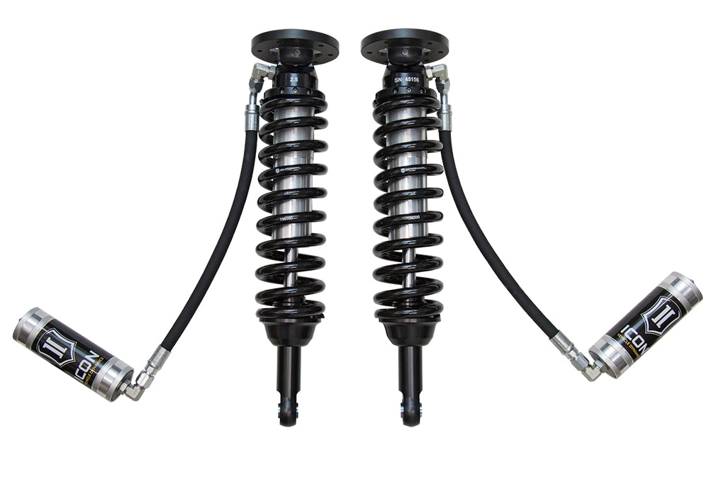 2009-2013 Ford F-150 2WD 1.75-2.63 Inch Lift Front V.S. 2.5 Series Coilover Kit Remote Reservoir Icon Vehicle Dynamics Icon Vehicle Dynamics