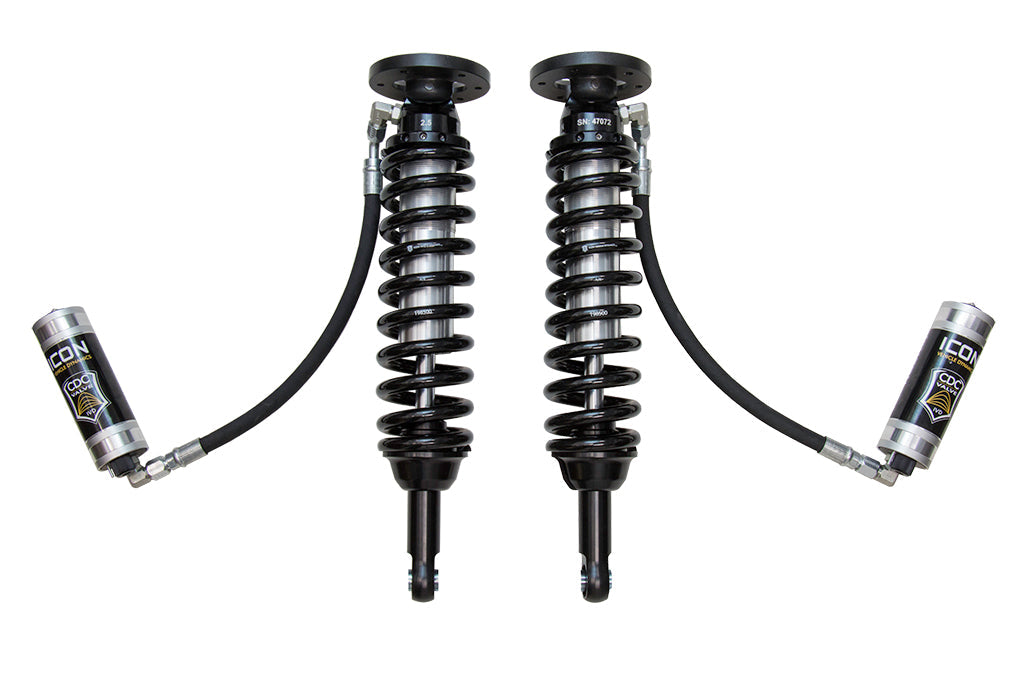 2009-2013 Ford F-150 2WD 1.75-2.63 Inch Lift Front V.S. 2.5 Series Coilover Kit Remote Reservoir W/ CDCV Icon Vehicle Dynamics Icon Vehicle Dynamics