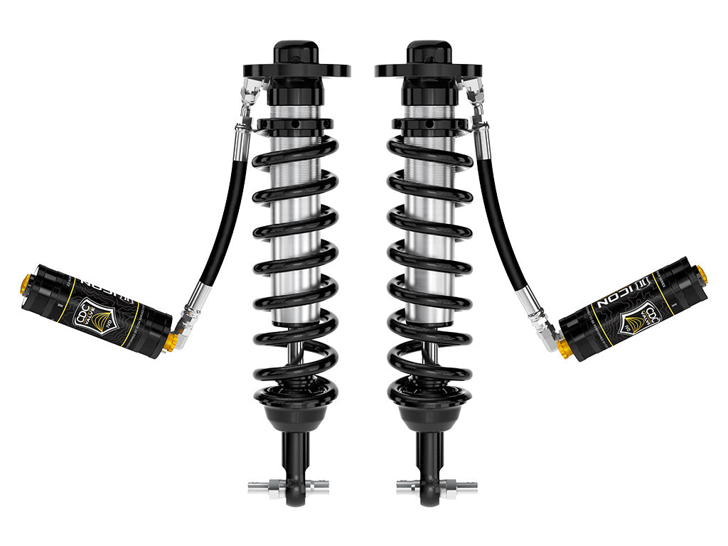 2021-2024 Ford F-150 4WD 0-2.75 Inch Lift Front V.S. 2.5 Series Coilovers Remote Reservoir W/ CDCV Pair Icon Vehicle Dynamics Icon Vehicle Dynamics