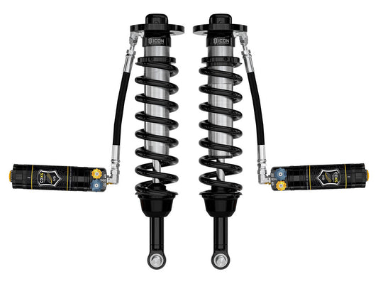 2021-2024 Ford F-150 4WD-Tremor 3.5-4.5 Inch-2.5-3 Inch Lift Front V.S. 2.5 Series Coilovers Remote Reservoir W- CDXS Pair Icon Vehicle Dynamics Icon Vehicle Dynamics