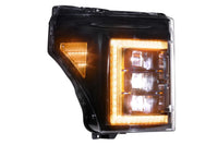 Ford Super Duty (11-16): XB LED Headlights Amber DRL Bi-LED Headlights Driven Light Group