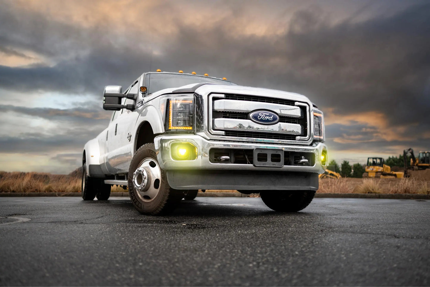 Ford Super Duty (11-16): XB LED Headlights Amber DRL Bi-LED Headlights Driven Light Group