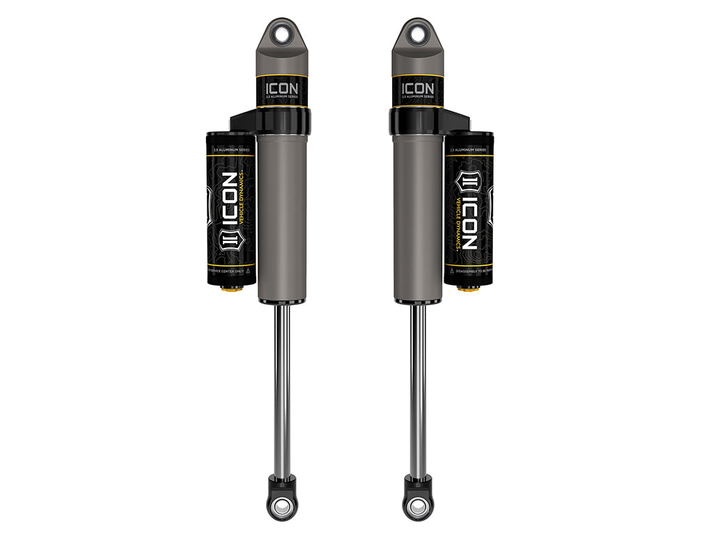 2021-2024 Ford F-150 4WD F-150 Tremor 0-2 Inch Lift Rear V.S. 2.5 Aluminum Series Shock Absorbers Piggyback Reservoir Pair Icon Vehicle Dynamics Icon Vehicle Dynamics