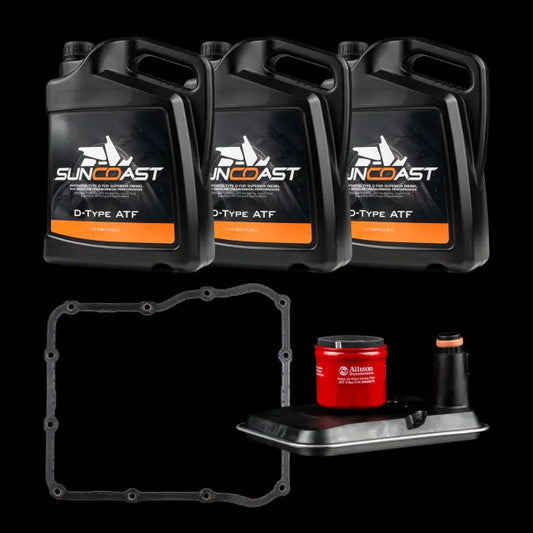 Suncoast A1000 SERVICE KIT SHALLOW PAN (MOLDED PAN GASKET, FILTERS, 3 GALLONS OF FLUID)