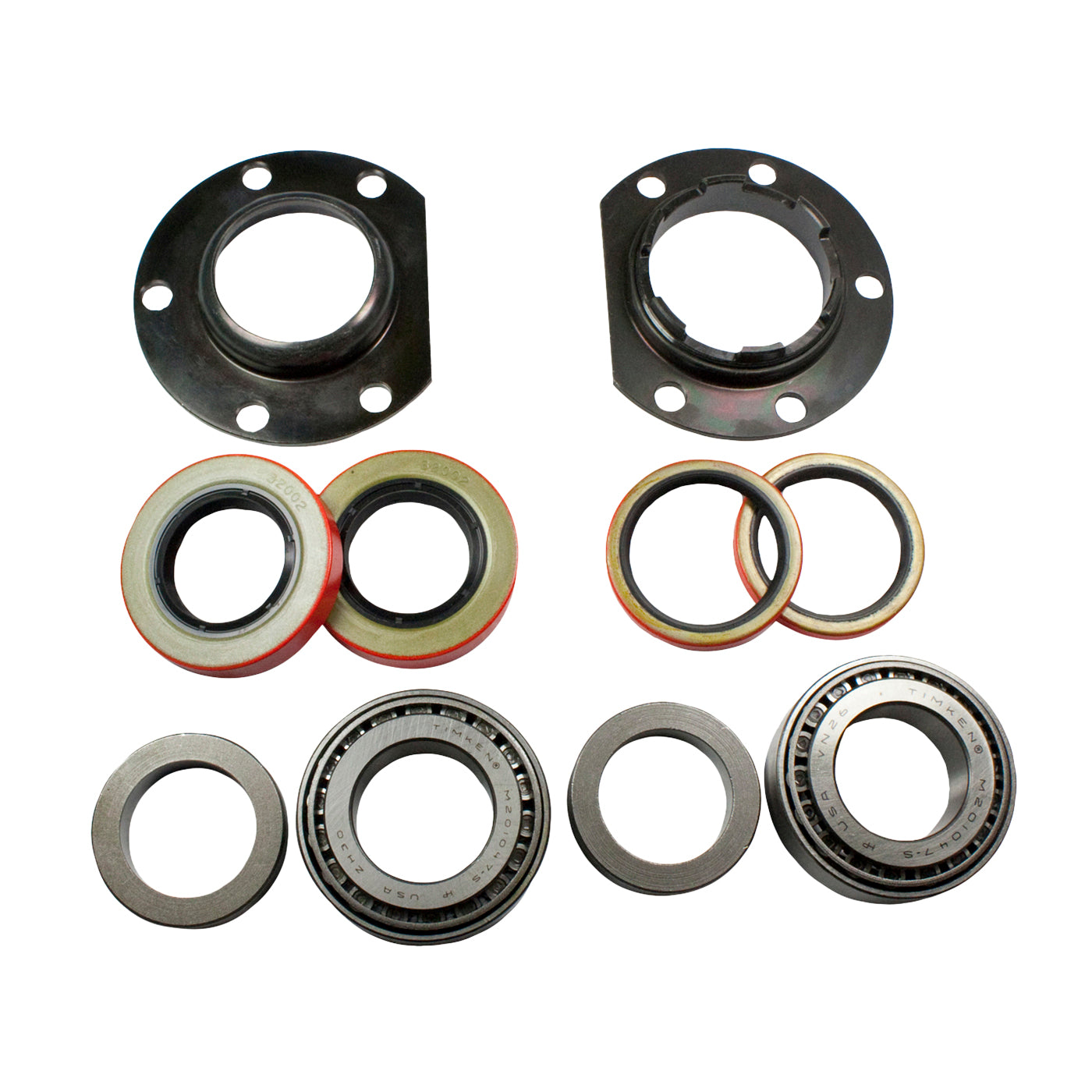 Rear Axle Bearing And Seal Kit For Chrylser 8.75 Inch Chy Axle Bearings Adjst+ Seals Kit Right Hand Adjustable Left Hand Plate Both Axle Bearings & Seals Yukon Gear