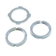 Dana 50/60 Spindle Nut Kit Replacement D50('81&Newer)+D60 Front Spindl Nut Kit 2 Nuts(4slot Type)+Wshr 2-16 Threads Yukon Gear