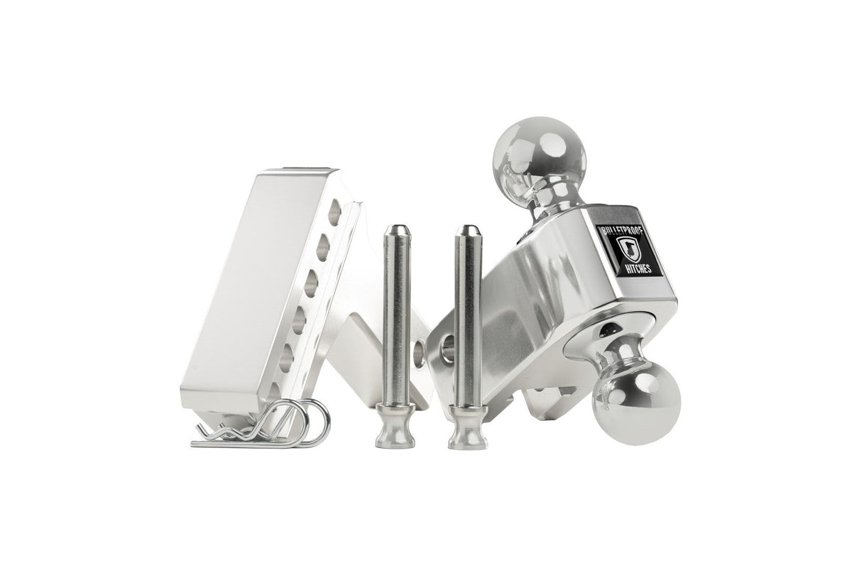 2.0 inch Aluminum Medium Duty 2 inch Drop/Rise Hitch BulletProof Hitch BulletProof Hitches