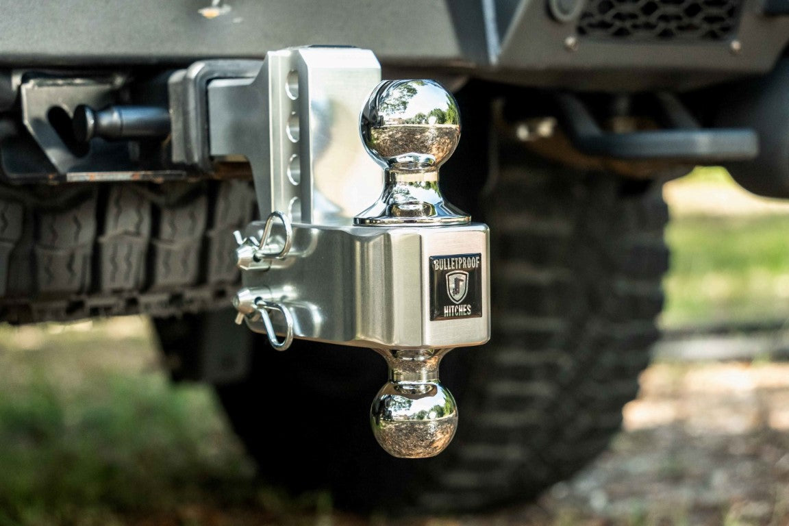 2.0 inch Aluminum Medium Duty 2 inch Drop/Rise Hitch BulletProof Hitch BulletProof Hitches