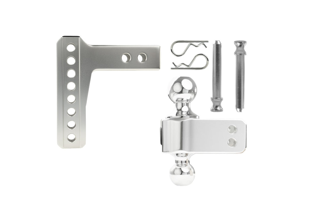 2.0 inch Aluminum Medium Duty 4 inch Drop/Rise Hitch BulletProof Hitch BulletProof Hitches
