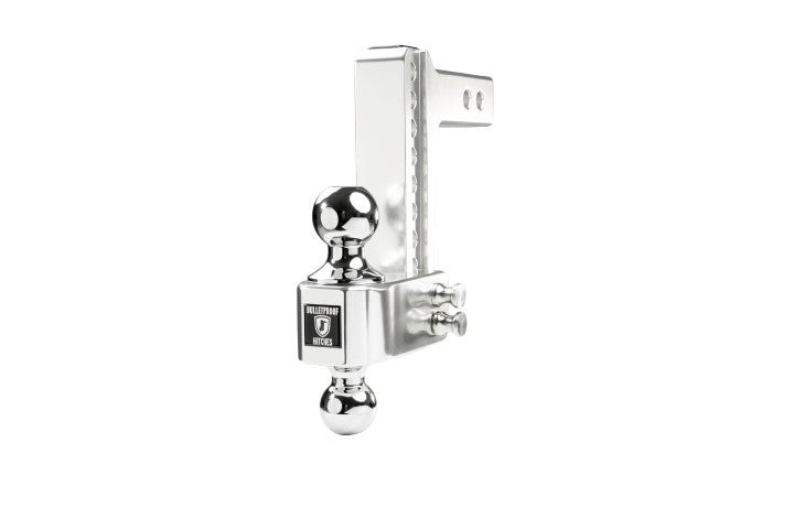 2.0 inch Aluminum Medium Duty 6 inch Drop/Rise Hitch BulletProof Hitch BulletProof Hitches