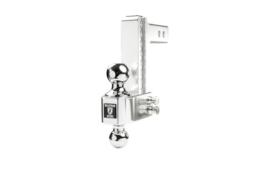 2.0 inch Aluminum Medium Duty 6 inch Drop/Rise Hitch BulletProof Hitch