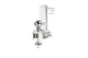 2.0 inch Aluminum Medium Duty 6 inch Drop/Rise Hitch BulletProof Hitch BulletProof Hitches