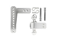 2.0 inch Aluminum Medium Duty 6 inch Drop/Rise Hitch BulletProof Hitch BulletProof Hitches