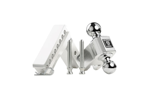 2.5 inch Aluminum Medium Duty 4 inch Drop/Rise Hitch BulletProof Hitch