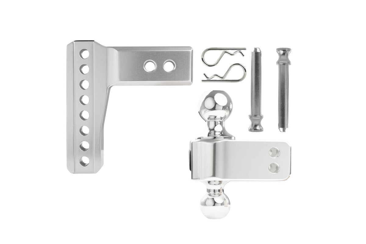 2.5 inch Aluminum Medium Duty 4 inch Drop/Rise Hitch BulletProof Hitch BulletProof Hitches