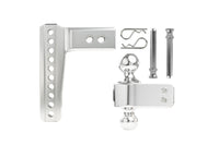 2.5 inch Aluminum Medium Duty 6 inch Drop/Rise Hitch BulletProof Hitch BulletProof Hitches
